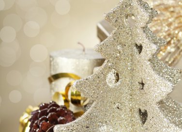 decorazione natale palle albero decoupage