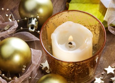 Crea portacandele dorati per Natale Riuso riciclo creativo