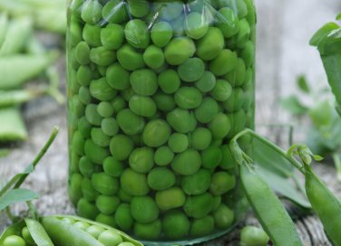 Conserva di piselli al naturale