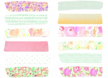 washi tape, nastri adesivi decorativi, nastri adesivi colorati