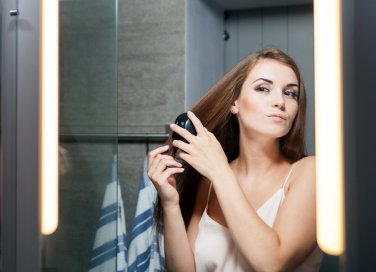 spazzola per capelli lisciante