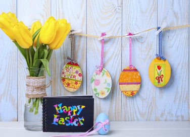 decoupage pasquale, decorare casa, decoupage pasqua