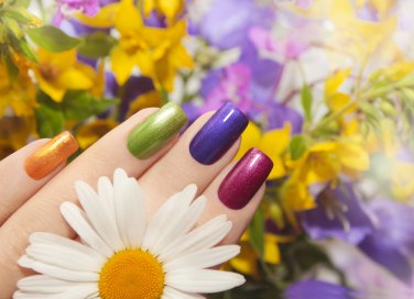 nail art, trucco, primavera 2017