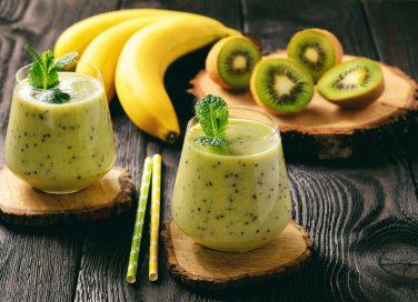 frullati, banana, kiwi