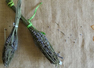 essiccare lavanda, fare mazzi lavanda