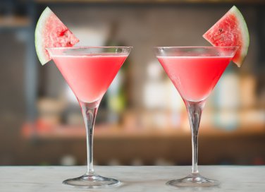 martini, cocktail, anguria