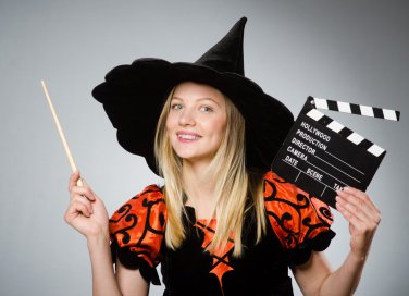 halloween, film, bambini