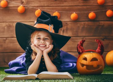 halloween, poesie, bambini
