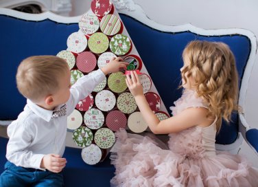 calendario avvento fai da te bambini, calendario avvento fai da te