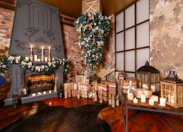 albero di natale capovolto, albero di natale rovesciato, albero di natale a testa in giù