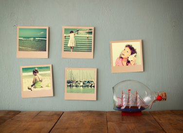 foto effetto polaroid, collage foto fai da te