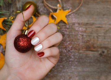nail art, Natale 2017, decorazione unghie