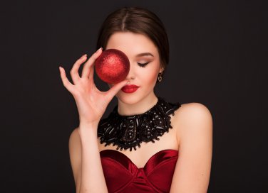 Natale, makeup, truccarsi