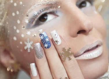 nail art, decorazione unghie, capodanno