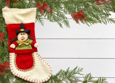 calza befana, come fare calza befana, calza delle befana fai da te
