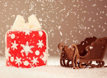 panettone ricoperto con la pasta di zucchero, cake design natale