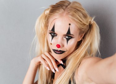 make-up, carnevale, pagliaccio