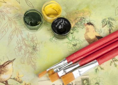 decoupage su tela, come fare decoupage
