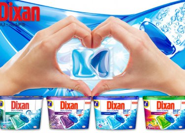 Dixan Duo Caps, bucato perfetto, lavatrice