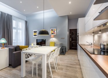 arredamento, monolocale, moderno