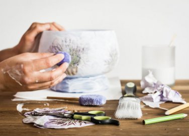 decoupage pittorico