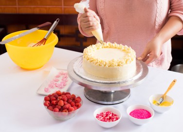 come decorare torta, decorare torta con panna