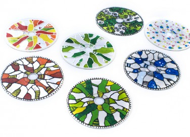 riciclo creativo cd, riciclo creativo dvd