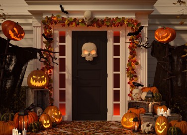 halloween, festa, decorazioni