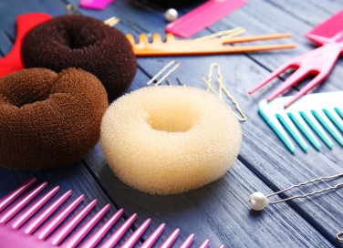 chignon, ciambella, pettinatura