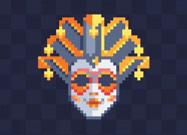 pixel art carnevale, coding carnevale
