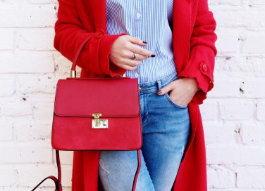 abbigliamento, rosso, vestirsi