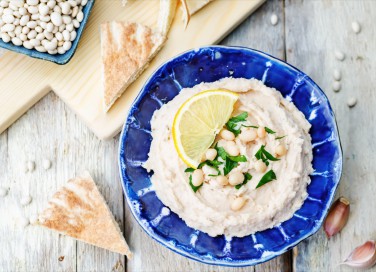 hummus, fagioli, piatto