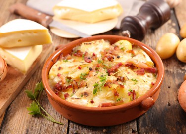 tartiflette, formaggio, patate