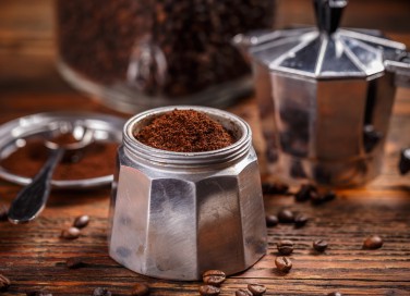 pulizia, moka, caffettiera