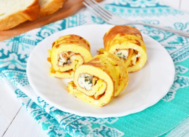 rotolo frittata farcito freddo, rotolo frittata, frittata arrotolata