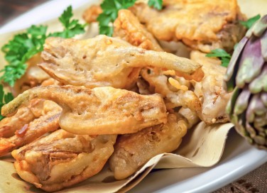 carciofi, frittura, pastella di birra