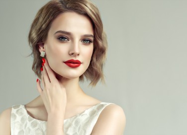 trucco, matrimonio, invitata