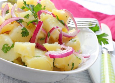 insalata di patate, ricetta tedesca, bavarese