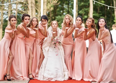 damigelle, matrimonio, abito