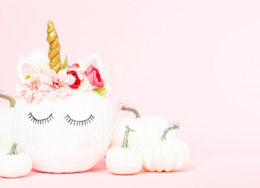 unicorno fai da te, unicorno zucca, come fare unicorno, lavoretti zucca