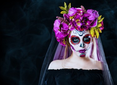 calavera catrina makeup, calavera catrina costume fai da te