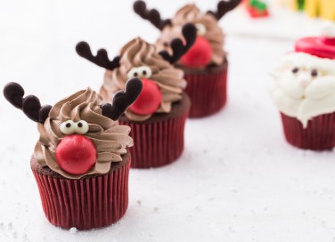 cupcake natale panna, cupcake natalizi panna, cupcake natale decorati