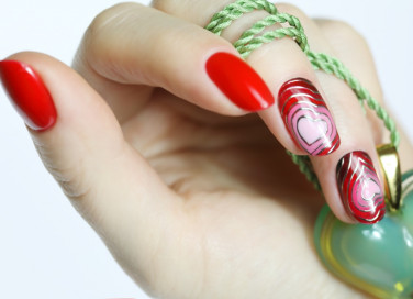 san valentino 2020, nail art, decorazione unghie