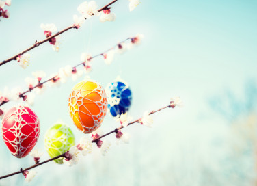 albero pasqua uncinetto, decorazioni pasqua uncinetto, pasqua uncinetto