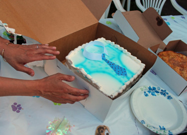 torte decorate panna festa del papà, torte decorate panna, torte festa papà