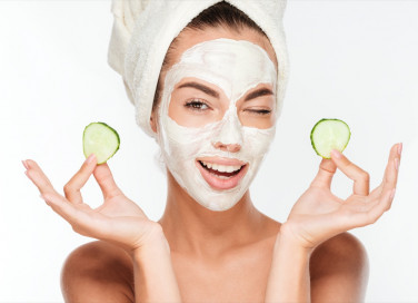 maschera viso, pelle mista, fai da te