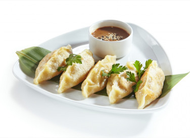 ravioli cinesi, cottura, al vapore