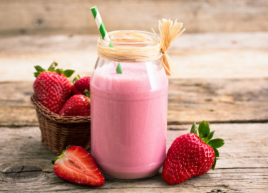 frappè, bevande, fragole