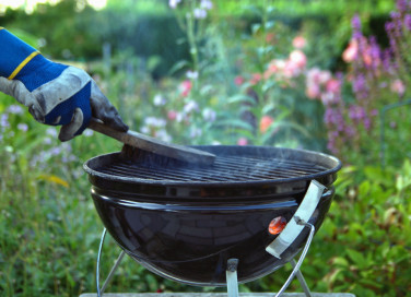 pulire guanto barbecue, pulizia guanto barbecue 