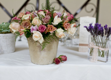 centrotavola, matrimonio, rustico